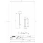 TOTO T110D46 商品図面 メカナットセット(軽量鉄骨用) 商品図面1