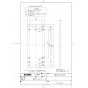 TOTO T110D49R 商品図面 施工説明書 取付けプレート 商品図面1