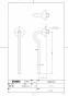 TOTO T61CL 商品図面 分解図 小便器用洗浄管 商品図面1