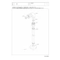 TOTO T6B1 商品図面 施工説明書 分解図 床給水（給水金具） 分解図1