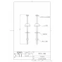 TOTO TCA310 商品図面 施工説明書 分解図 取付ボルト組品 商品図面1