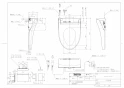 TOTO TCF5504AE#NW1 取扱説明書 商品図面 施工説明書 分解図 ウォシュレットPS1An 商品図面1