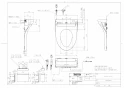 TOTO TCF5514AHY#NW1 取扱説明書 商品図面 施工説明書 分解図 ウォシュレットPS1A 商品図面1