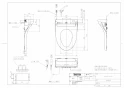 TOTO TCF5524Y#NW1 取扱説明書 商品図面 施工説明書 ウォシュレットＰＳ２ｎ 商品図面1