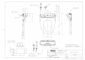 TOTO TCF5830PS#NW1 取扱説明書 商品図面 施工説明書 分解図 ウォシュレット アプリコットP AP2 商品図面1