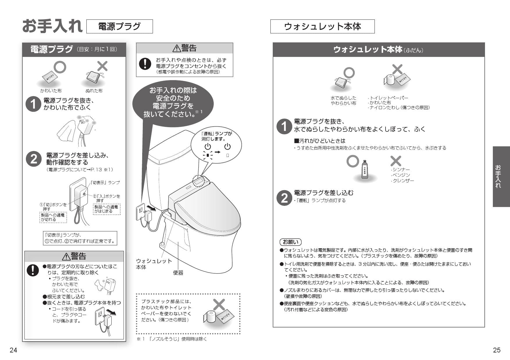 TOTO TCF6542取扱説明書 商品図面 施工説明書 分解図 | 通販 プロストア ダイレクト