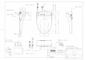 TOTO TCF6543AK#NW1 取扱説明書 商品図面 施工説明書 ウォシュレットS1A 商品図面1