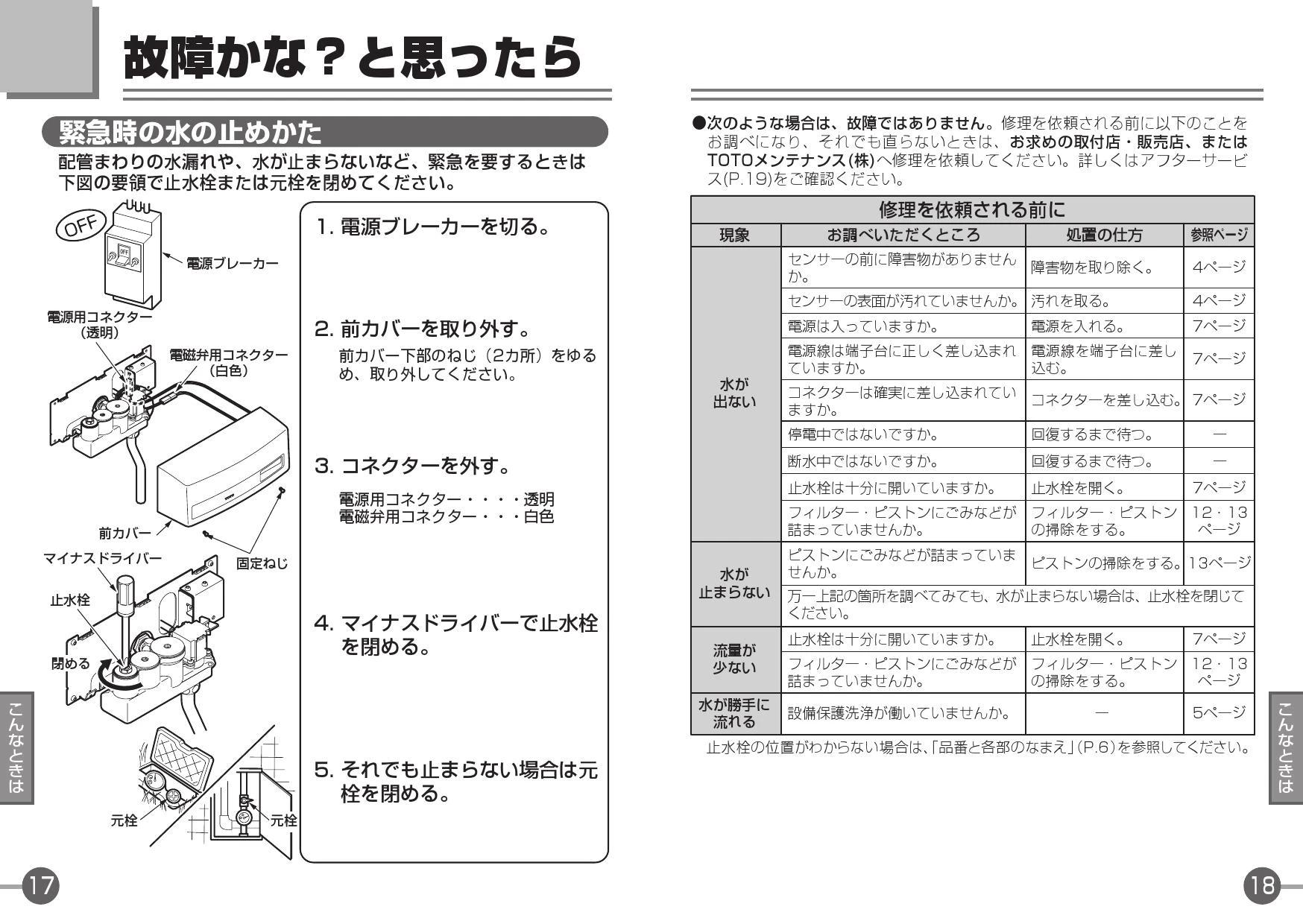 TOTO TEA98S 取扱説明書 商品図面 施工説明書 分解図|TOTO 小便器フラッシュバルブ(パブリック向け)の通販はプロストア ダイレクト