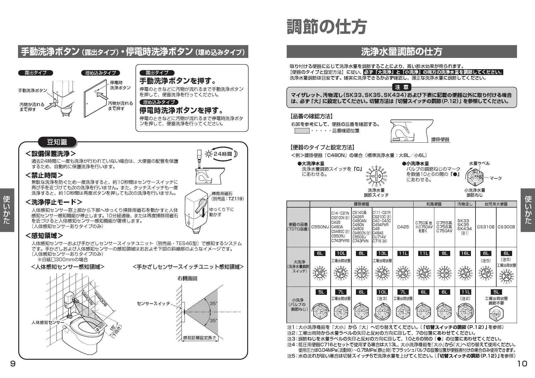 TOTO TEFV70UCA取扱説明書 商品図面 施工説明書 分解図 | 通販 プロ