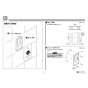 TOTO TES47UR 商品図面 施工説明書 分解図 タッチスイッチ（有線式） 施工説明書8