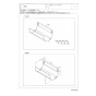 TOTO THD45 商品図面 施工説明書 分解図 浄水カートリッジホルダー 分解図1