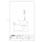 TOTO THY416R 商品図面 分解図 フロートバルブ（密結タンク及び隅付タンク用） 商品図面1