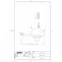 TOTO THY418 商品図面 分解図 フロートバルブ（密結タンク用） 商品図面1