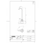 TOTO THY425-2R 商品図面 分解図 ロータンクレバー 商品図面1