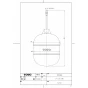 TOTO THYK1 商品図面 分解図 浮き玉部 商品図面1