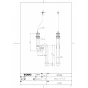 TOTO TK40S 商品図面 施工説明書 分解図 床排水金具（38mm、Sトラップ） 商品図面1