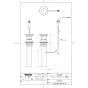 TOTO TLD02202JA 取扱説明書 商品図面 分解図 洗面器用取り換え用ワンプッシュ式専用排水金具 商品図面1