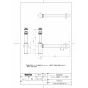 TOTO TLDP1101JA 取扱説明書 商品図面 分解図 洗面器用壁排水金具（32mm･ボトルトラップ･ワンプッシュ） 商品図面1