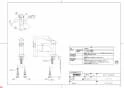 TOTO TLG01303J 商品図面 洗面所･洗面台用 台付シングル混合水栓 商品図面1