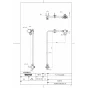 TOTO TS220FU2 商品図面 施工説明書 分解図 アングル形止水栓13 商品図面1