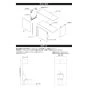 TOTO UGW101S トイレキャビネット取扱説明書 商品図面 施工説明書 背面ウォール収納キャビネット 施工説明書2