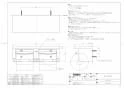 TOTO YH600FM#NW1 取扱説明書 商品図面 施工説明書 分解図 棚付二連紙巻器 商品図面1